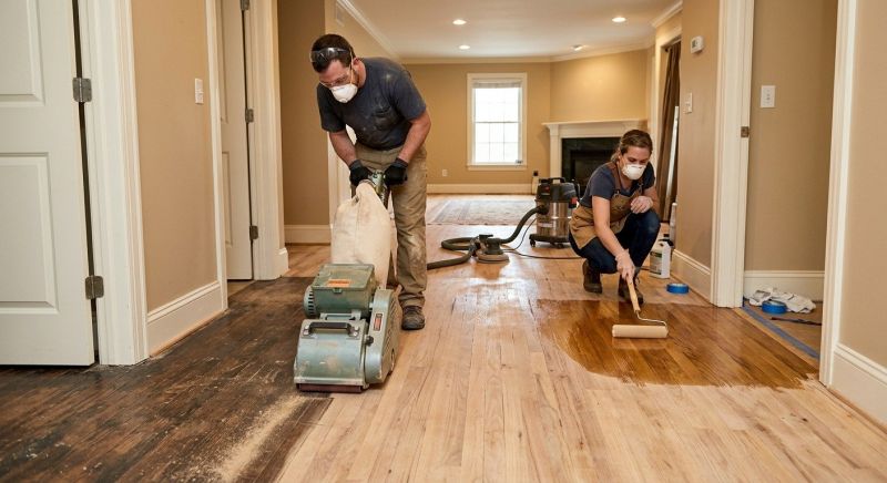Ash Floor Refinishing in Overland Park, KS