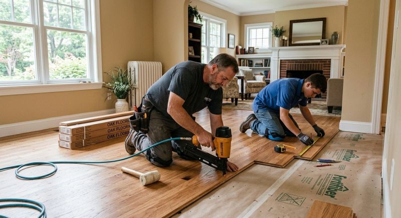 Hardwood Floor Installation in Manassas, VA