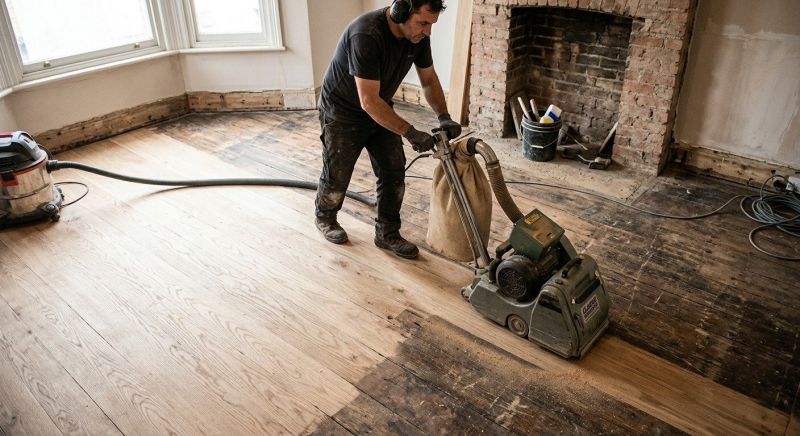 Ash Floor Refinishing in Alpharetta, GA