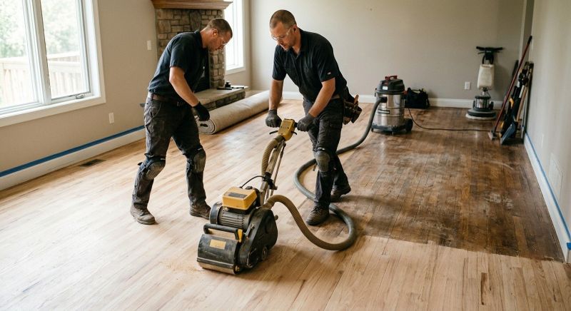 Cherry Floor Refinishing in Alpharetta, GA