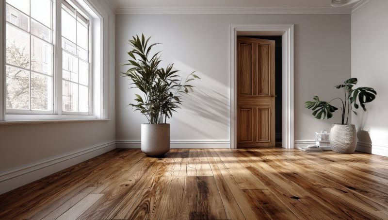 Dark Wood Floor Installation in Manassas, VA