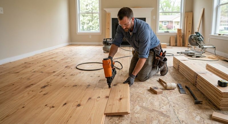 Plank Floor Installation in Austin, TX
