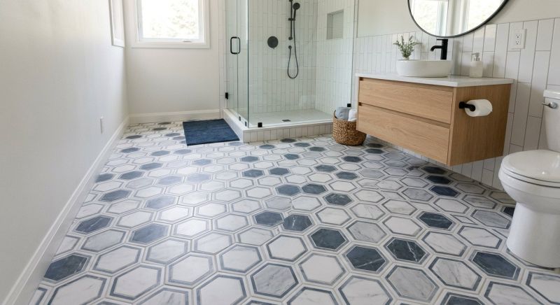 Restroom Floor Replacement in Fredericksburg, VA