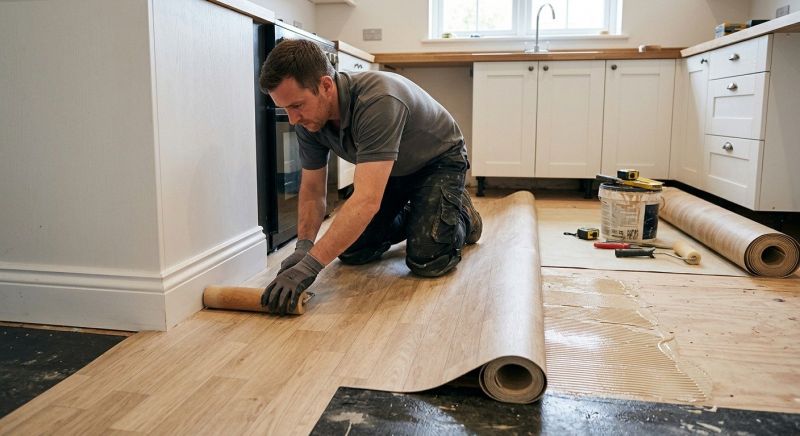 Sheet Linoleum Installation in Manassas, VA