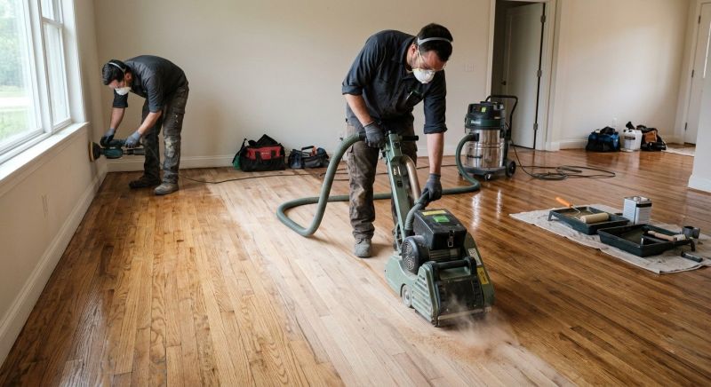 Walnut Floor Refinishing in Olathe, KS