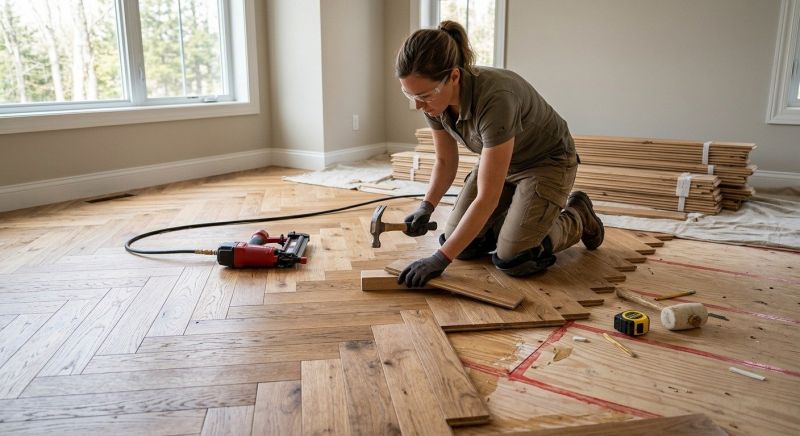 Walnut Flooring Installation in Manassas, VA